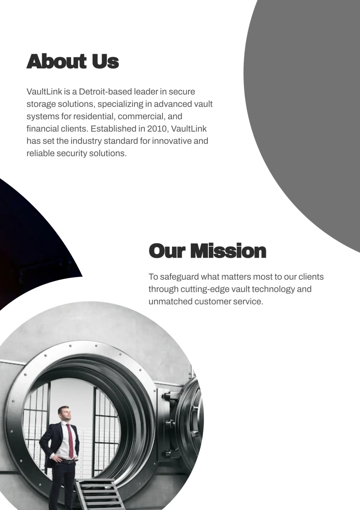 Free Business Company Profile Template to Edit Online