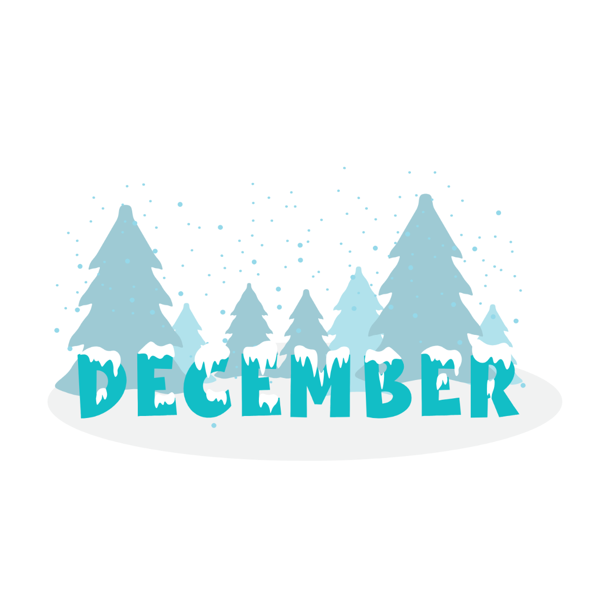 Free December Vector Clipart PNG SVG To Edit Online