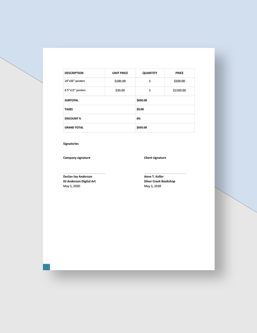 Freelancer Price Estimate Template - Google Docs, Google Sheets, Excel ...