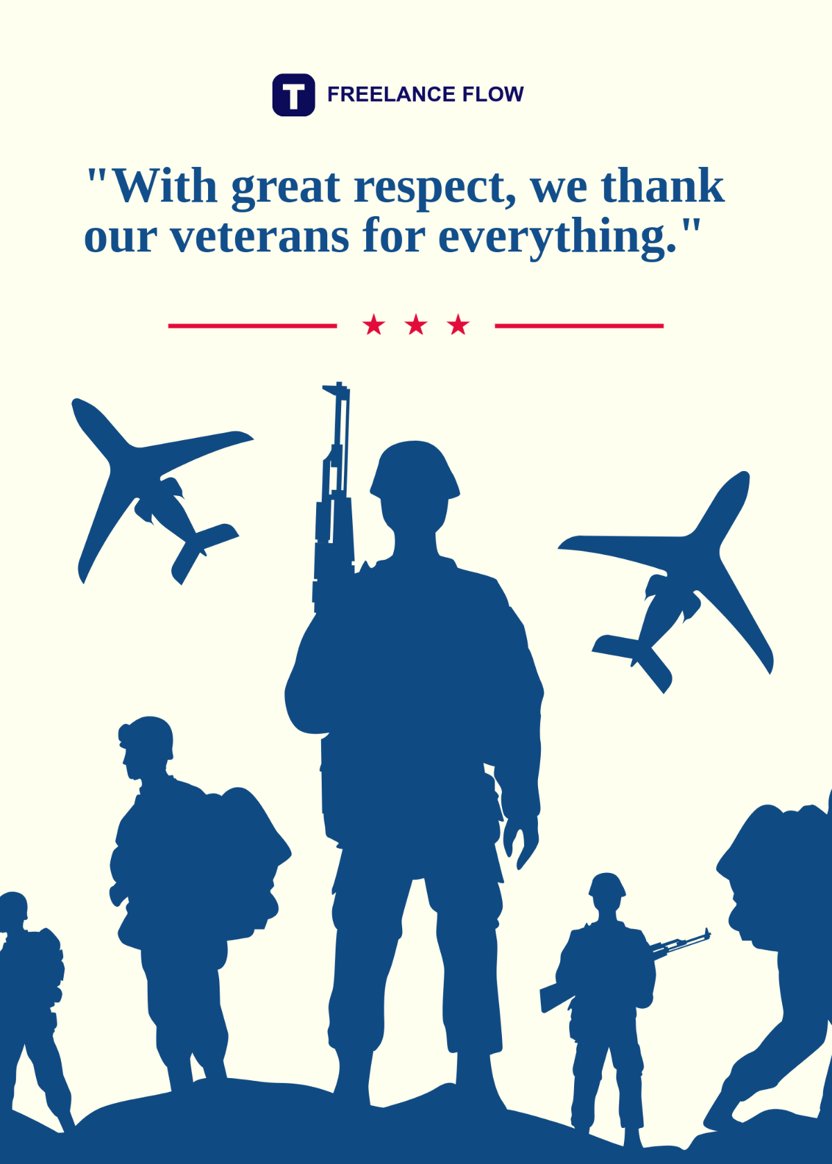 Free Veterans Day Wishes 2025 Template