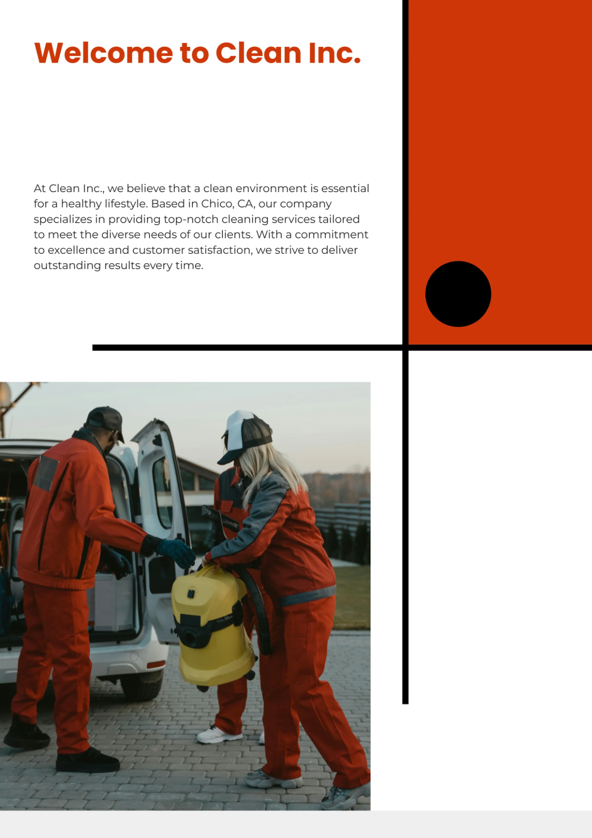 Free Modern Company Profile Template to Edit Online