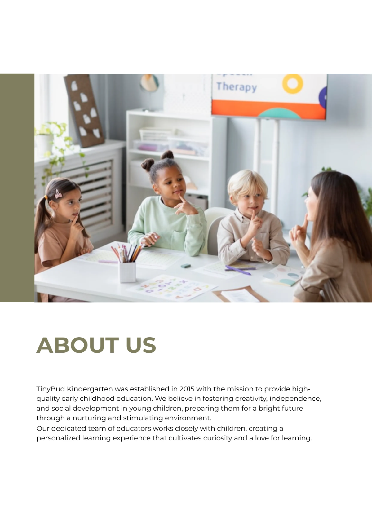 Free Minimalist Company Profile Template to Edit Online