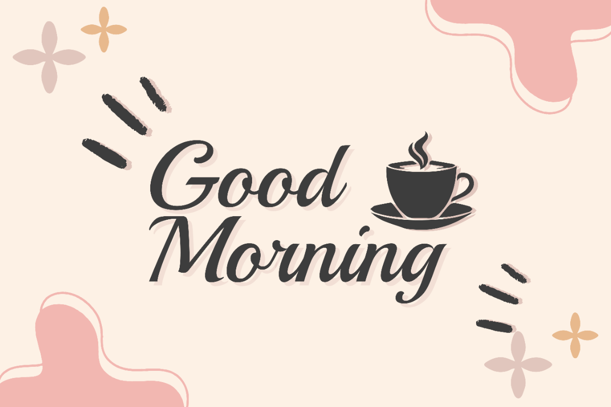 Free Good Morning Sign Template