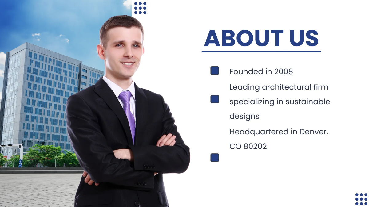 Free Company Profile Presentation Template to Edit Online