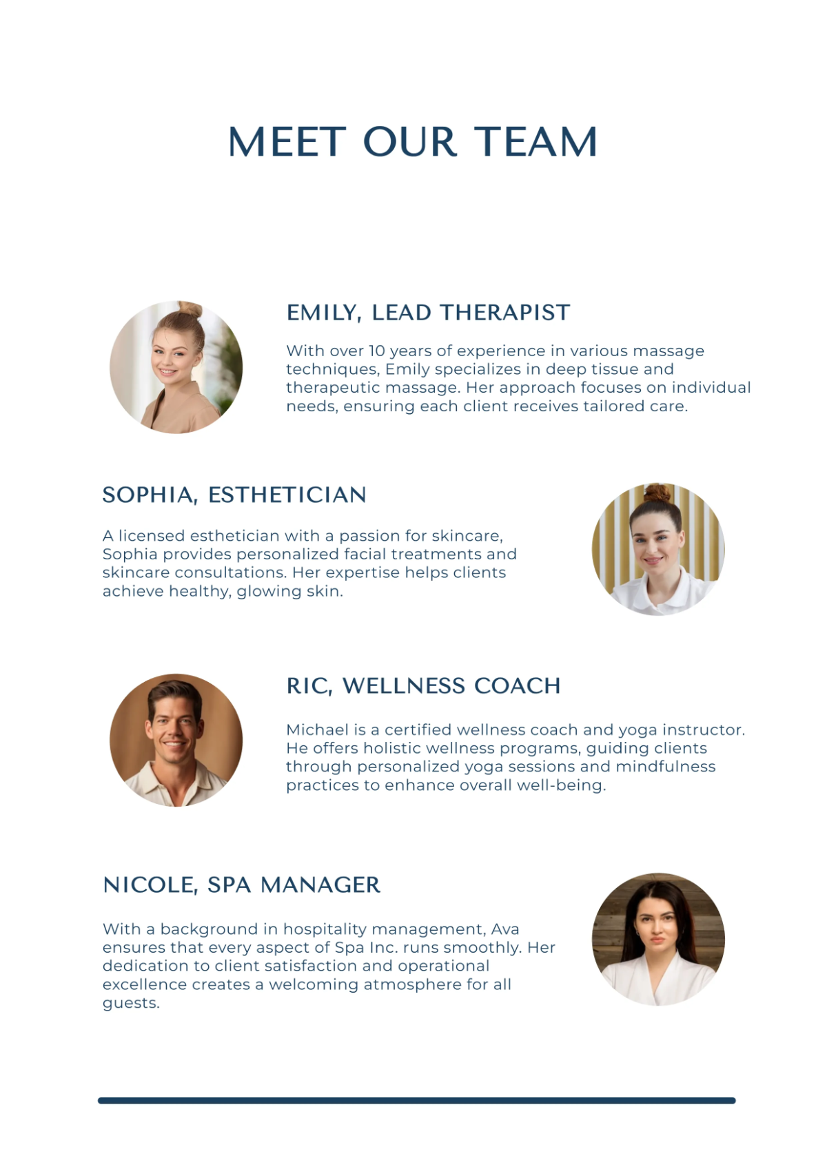 Free Professional Company Profile Template to Edit Online