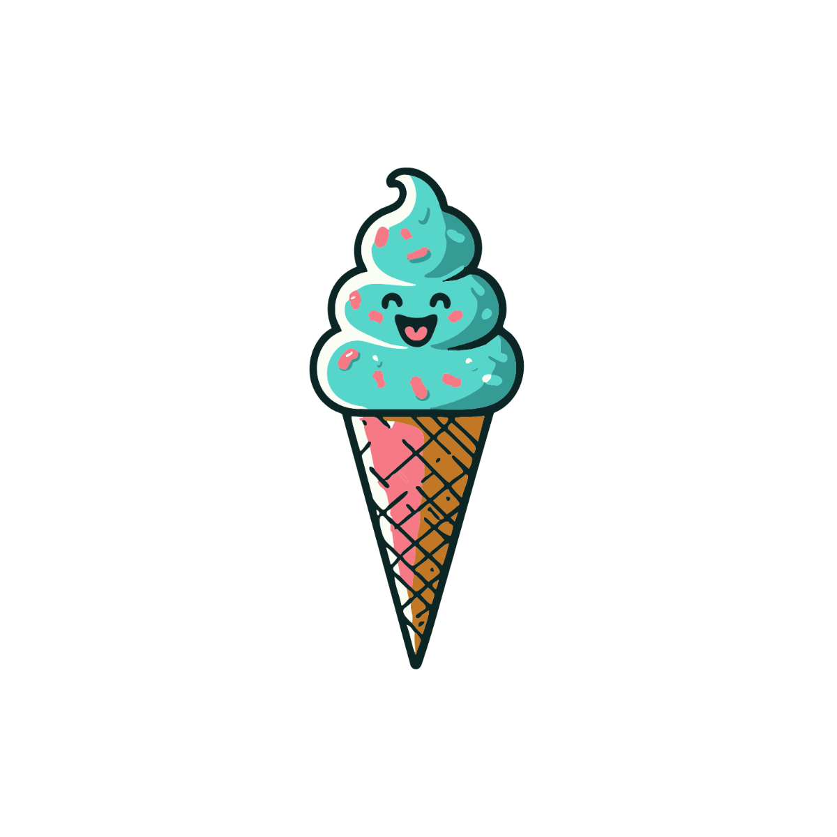 Free Fun Ice Cream Cone Clipart to Edit Online