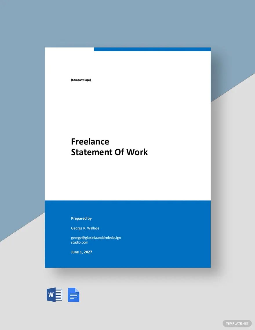 Freelance Statement of Work Template