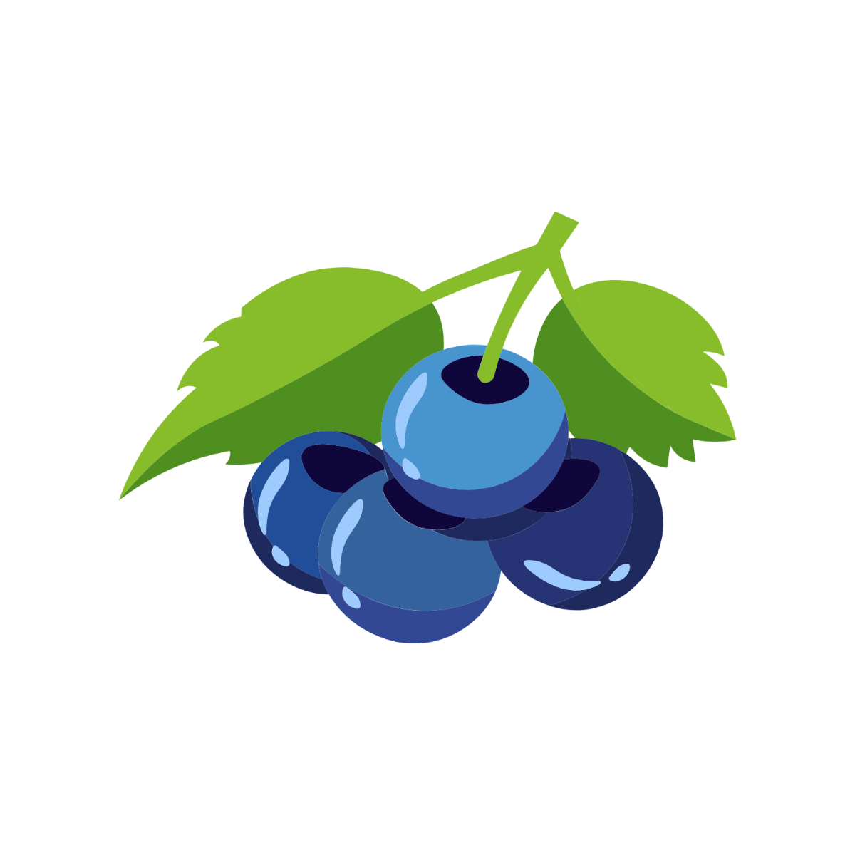 Free Realistic Blueberry Clipart to Edit Online