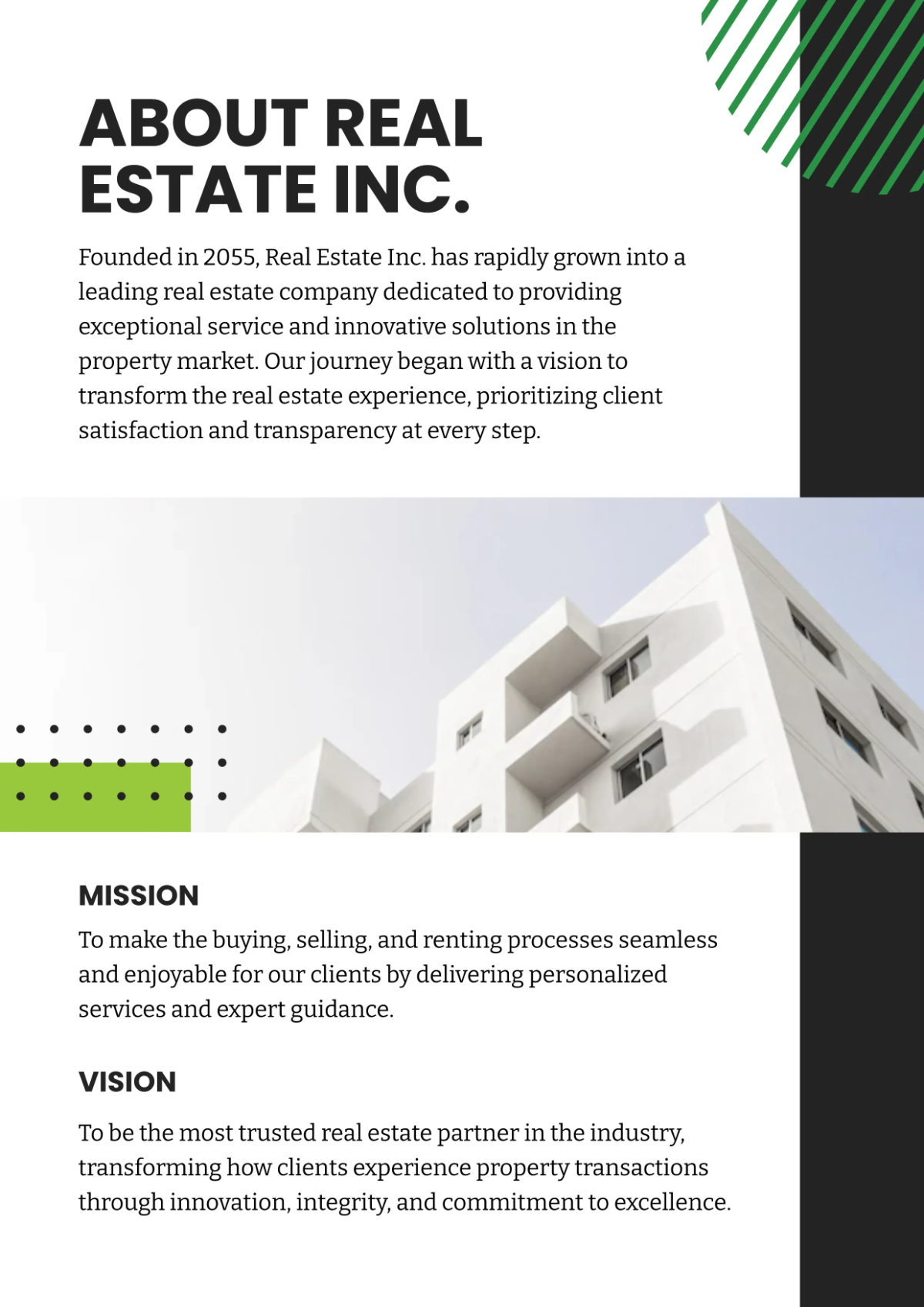 Free Real Estate Company Profile Template to Edit Online