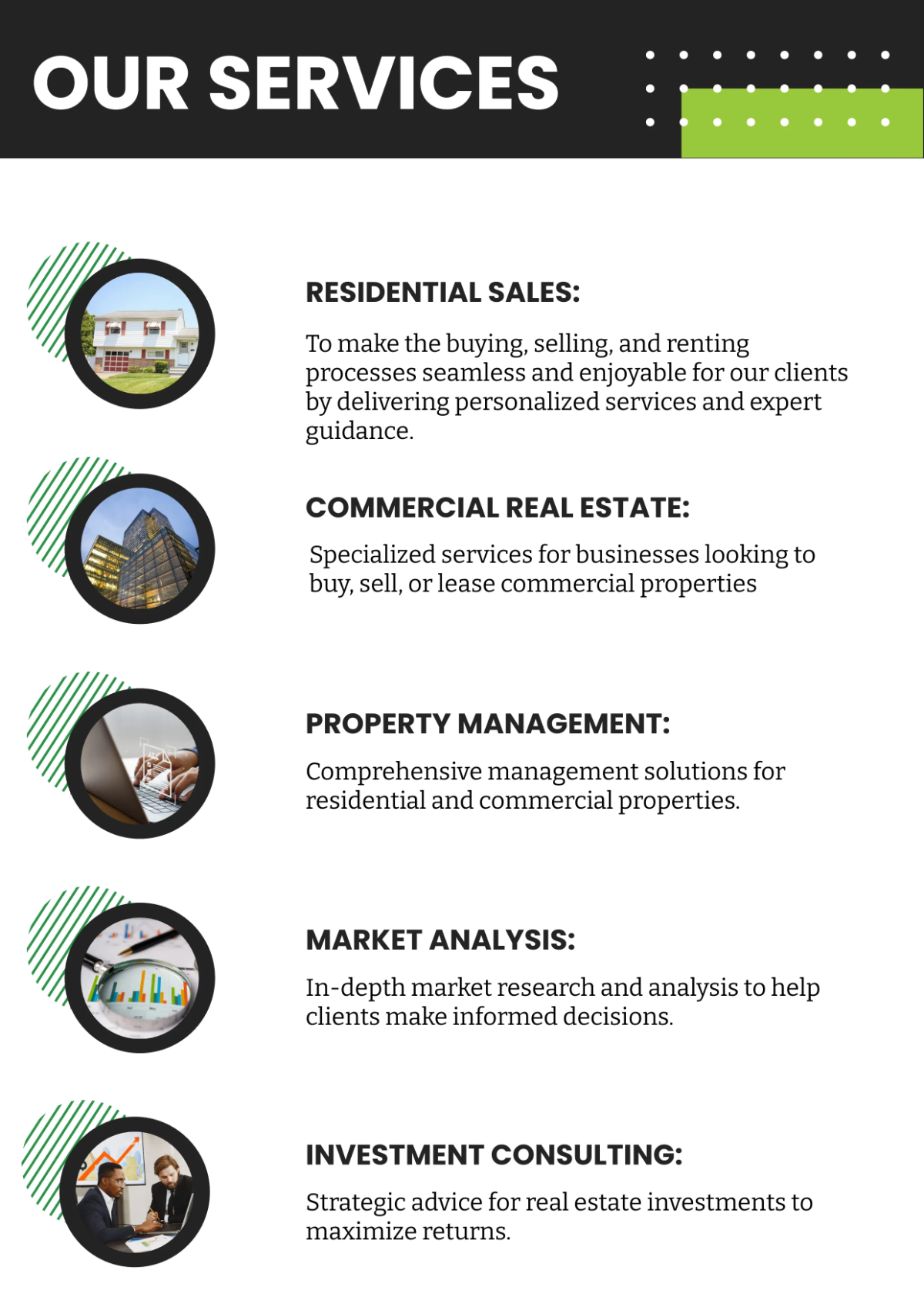 Free Real Estate Company Profile Template to Edit Online