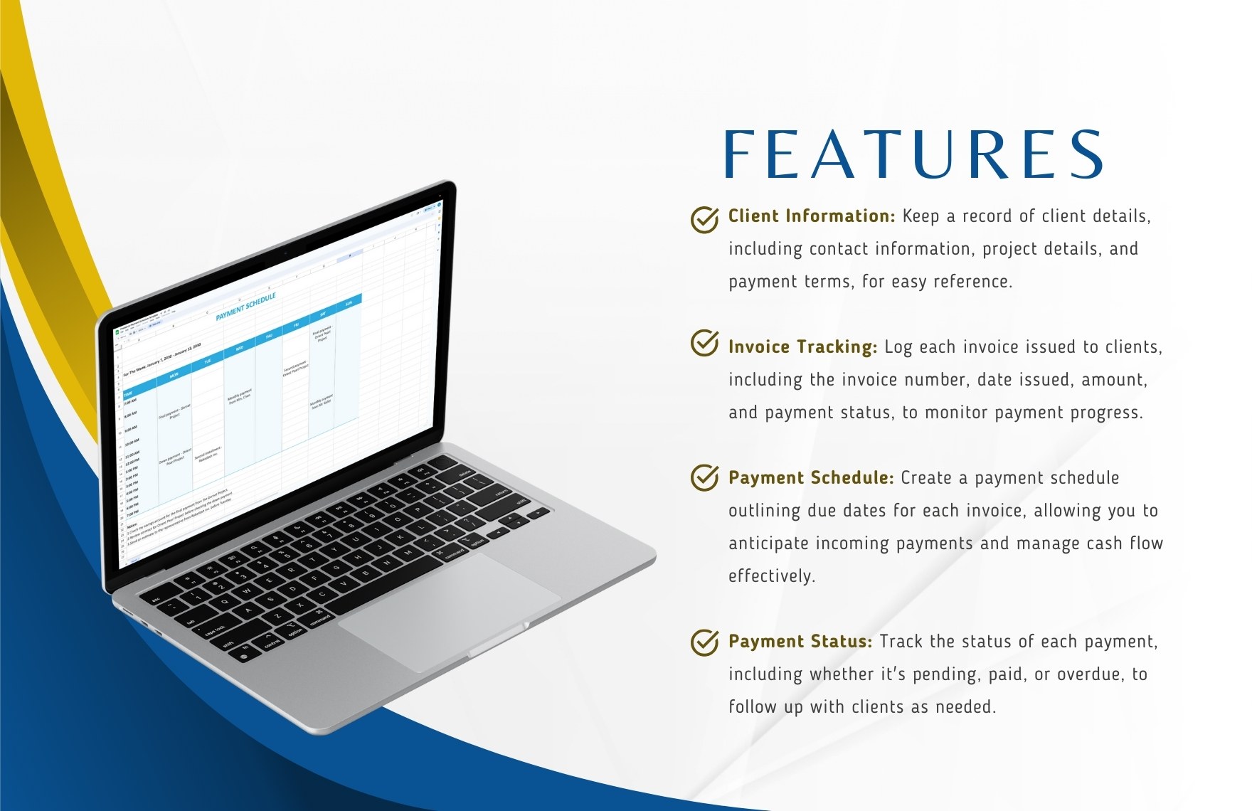 Freelance Payment Schedule Template In Word Excel Google Sheets Freelance Payment Schedule Template In Word Excel Google Sheets