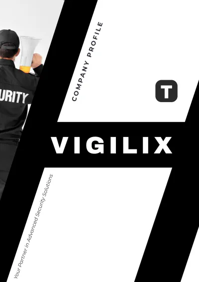 Free Security Company Profile Template to Edit Online