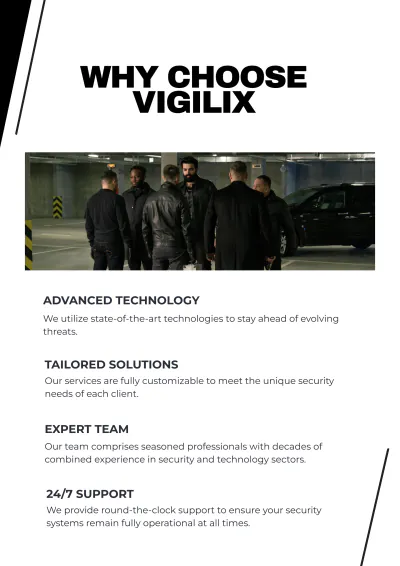 Free Security Company Profile Template to Edit Online