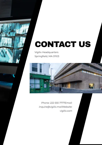 Free Security Company Profile Template to Edit Online