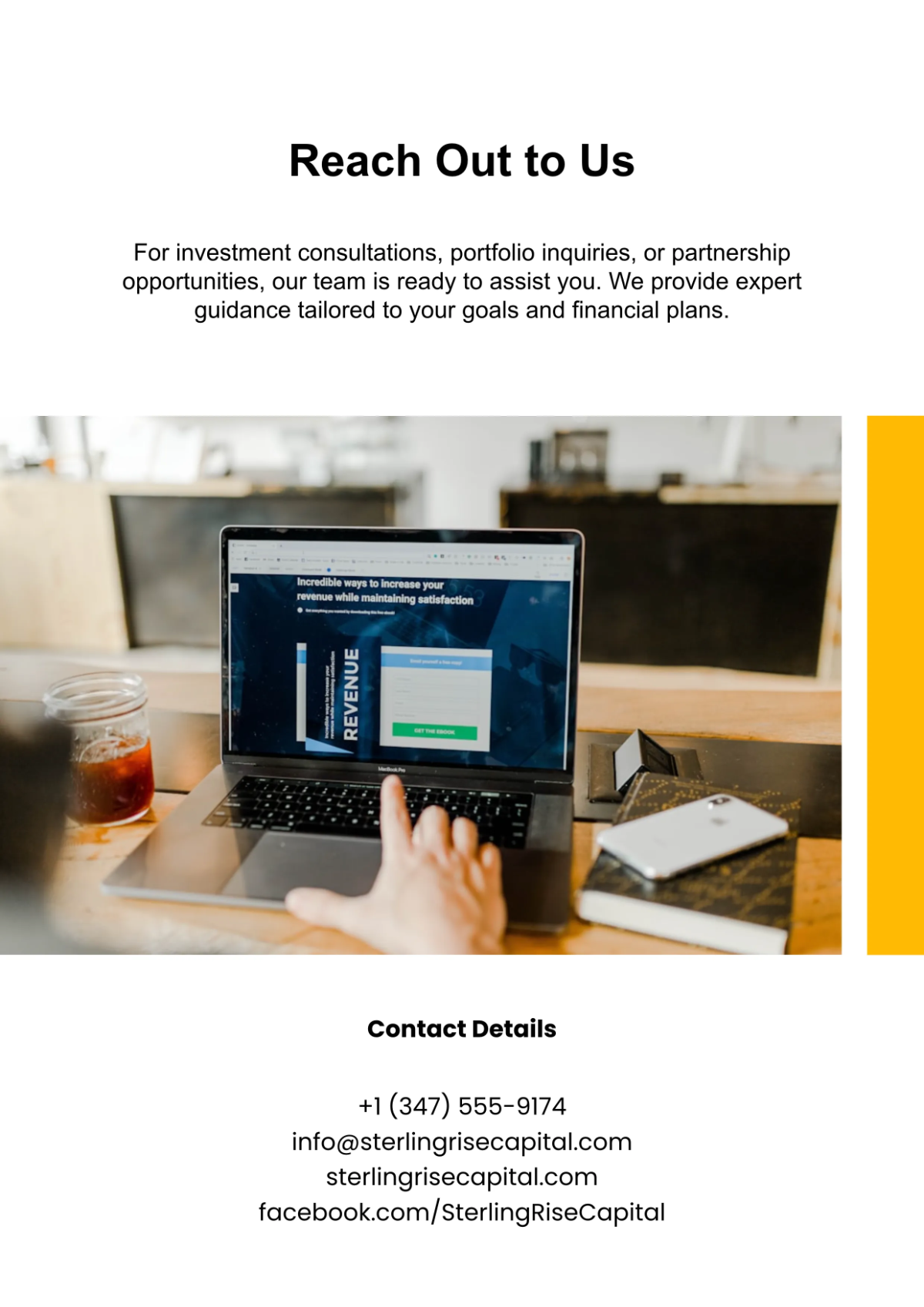 Free Investment Company Profile Template to Edit Online