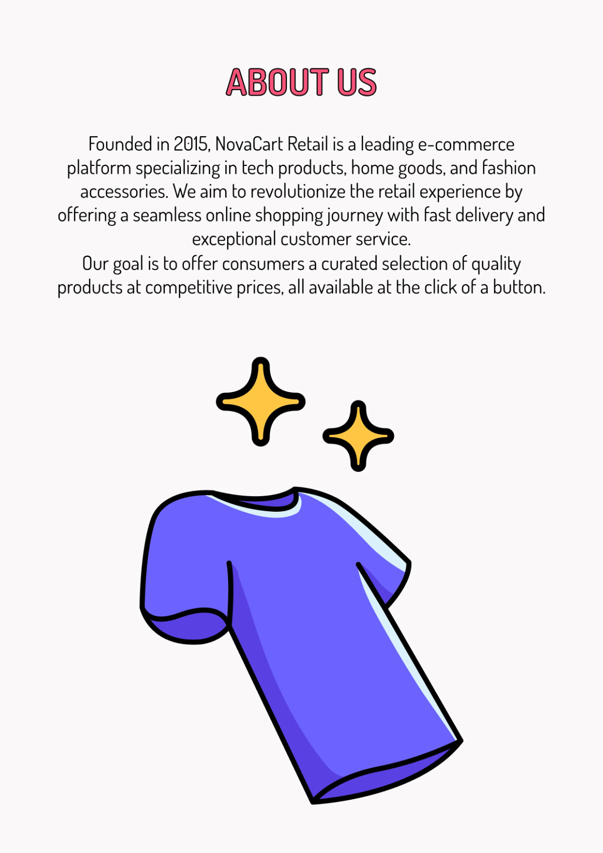 Free Retail Business Profile Template to Edit Online
