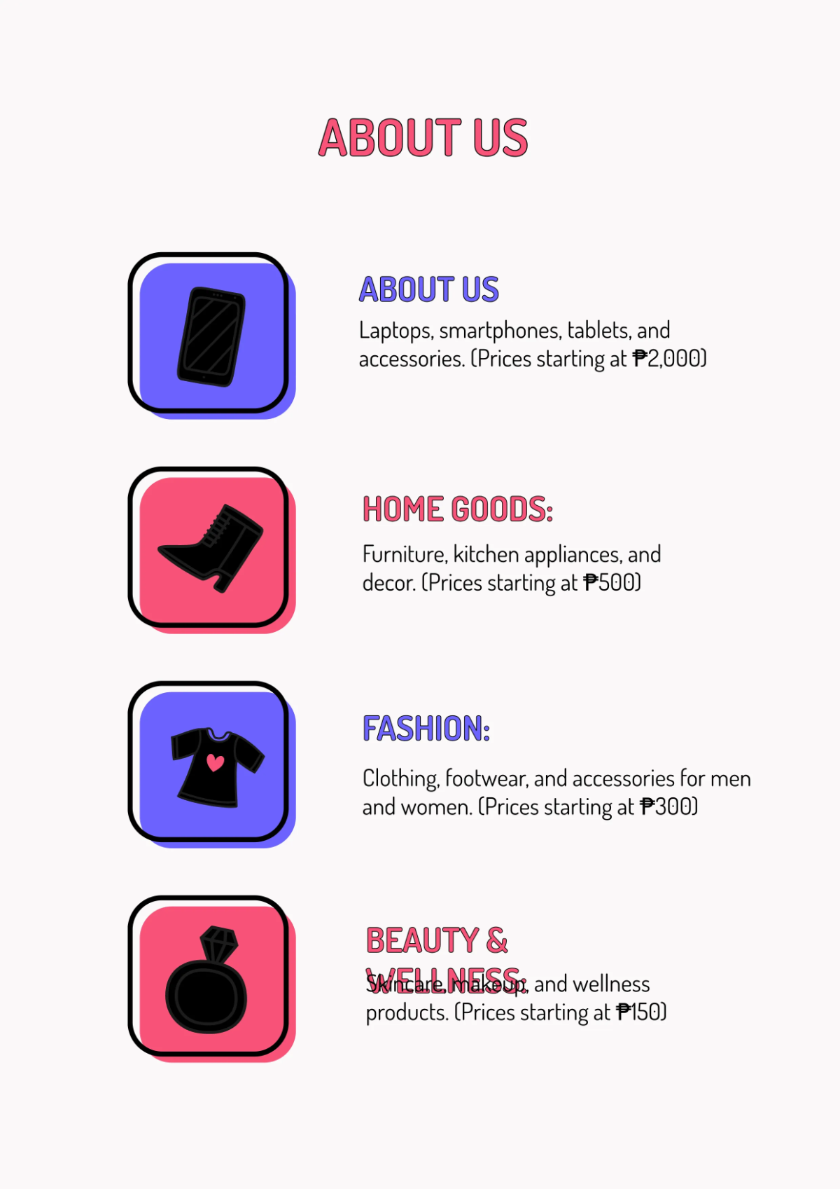 Free Retail Business Profile Template to Edit Online