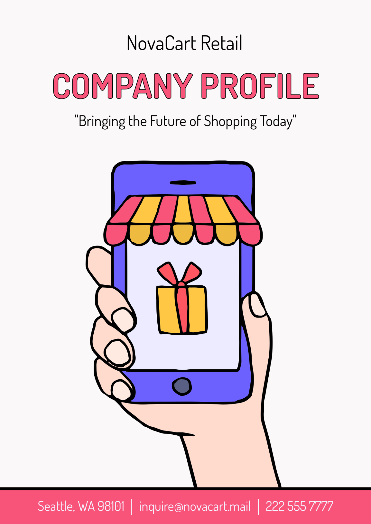 Free Retail Business Profile Template