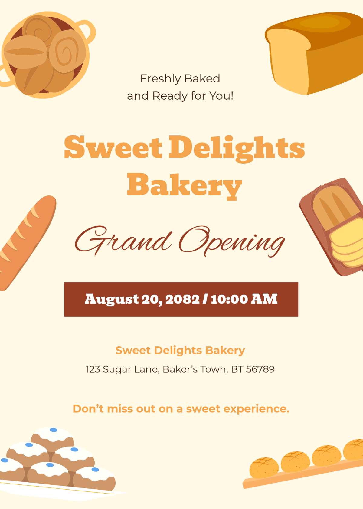 Free Grand Opening Invitation Design Template