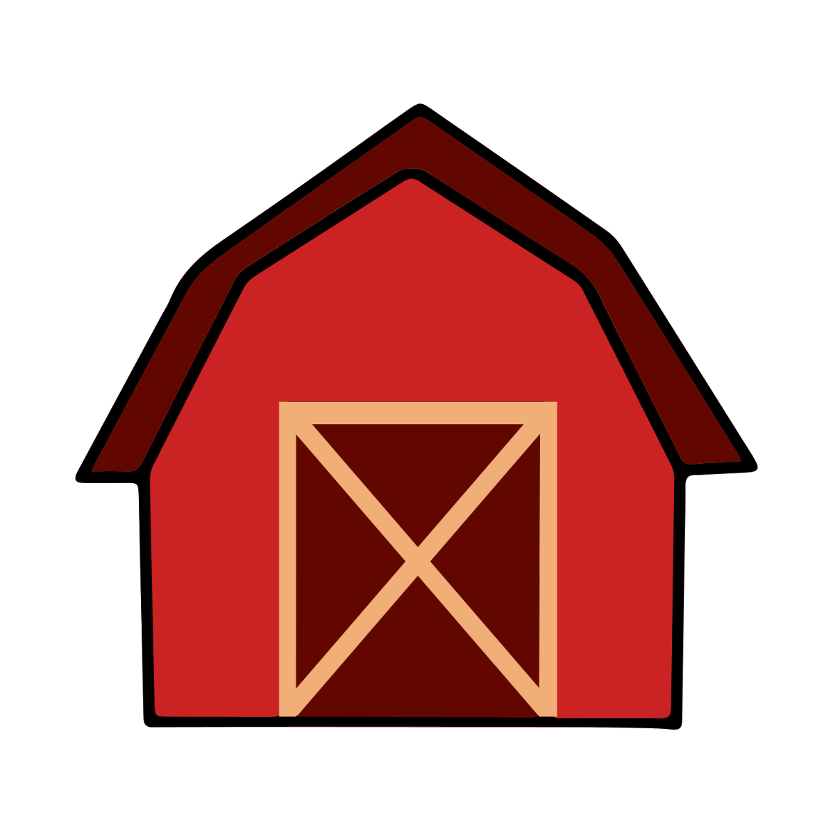 Free Simple Barn Clipart to Edit Online