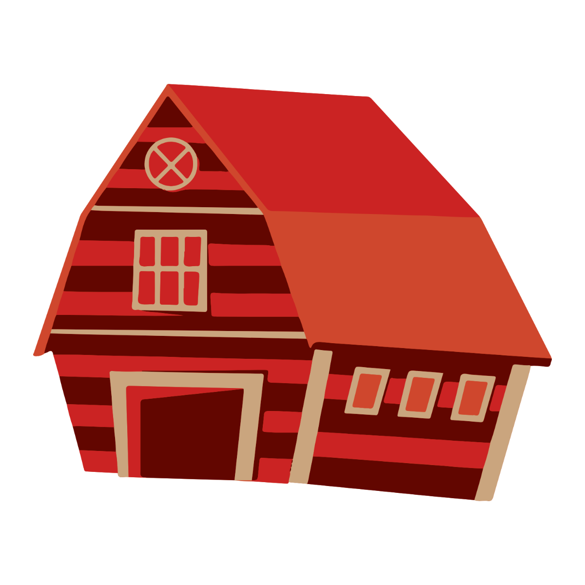 Free Red Barn Clipart to Edit Online