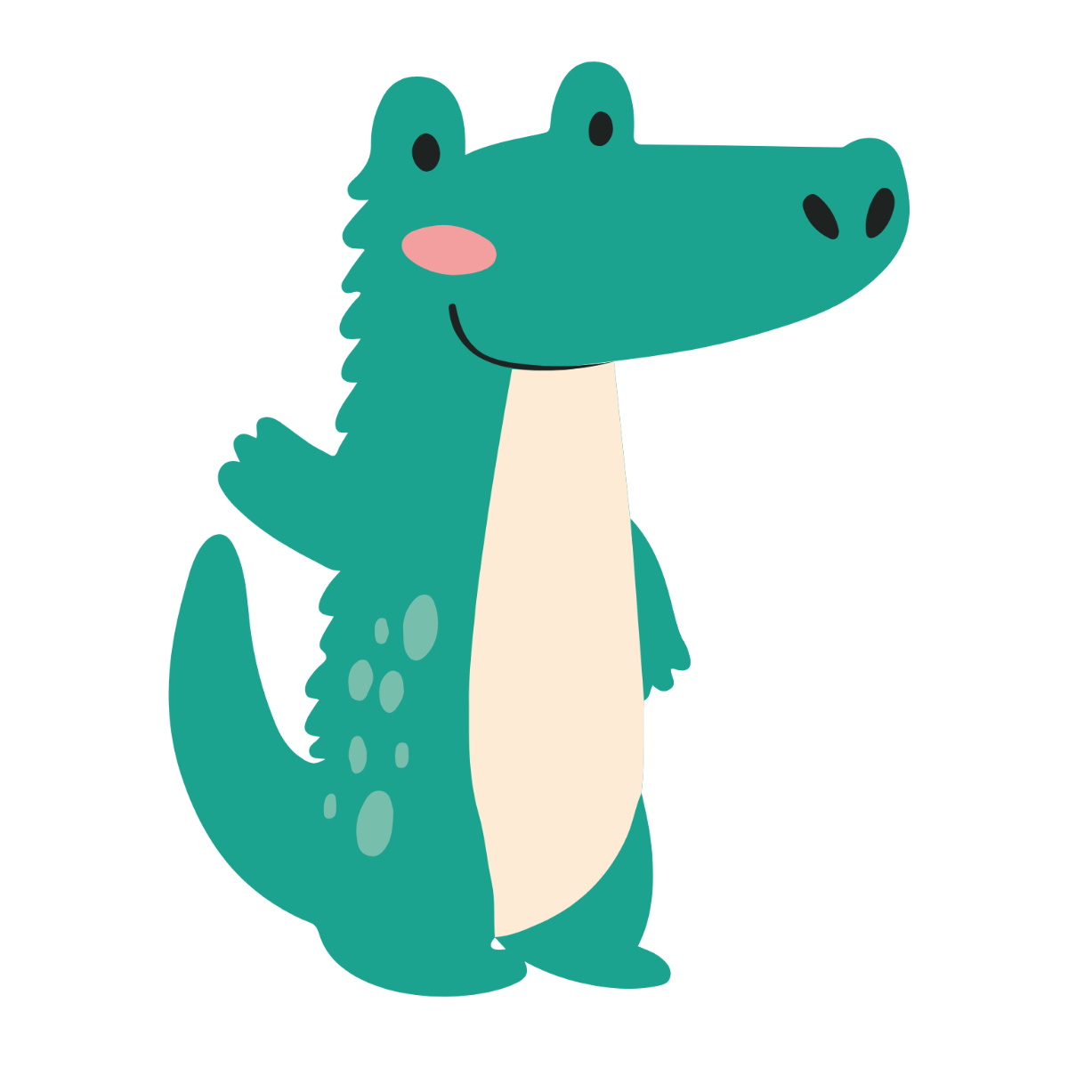 Free Cartoon Alligator Clipart to Edit Online