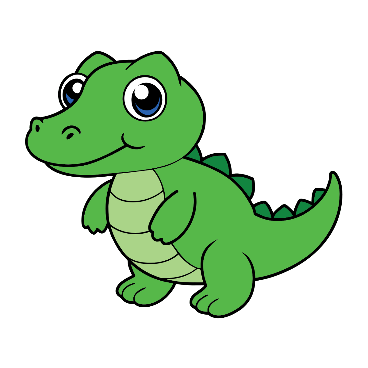 Free Baby Alligator Clipart to Edit Online