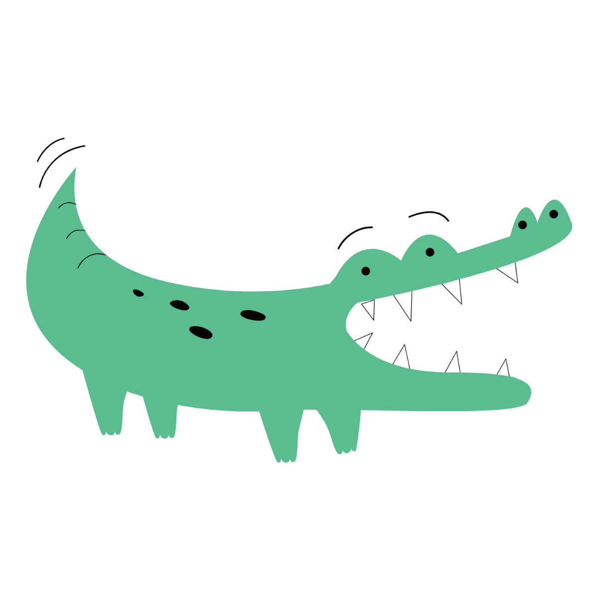 Free Alligator Clipart to Edit Online