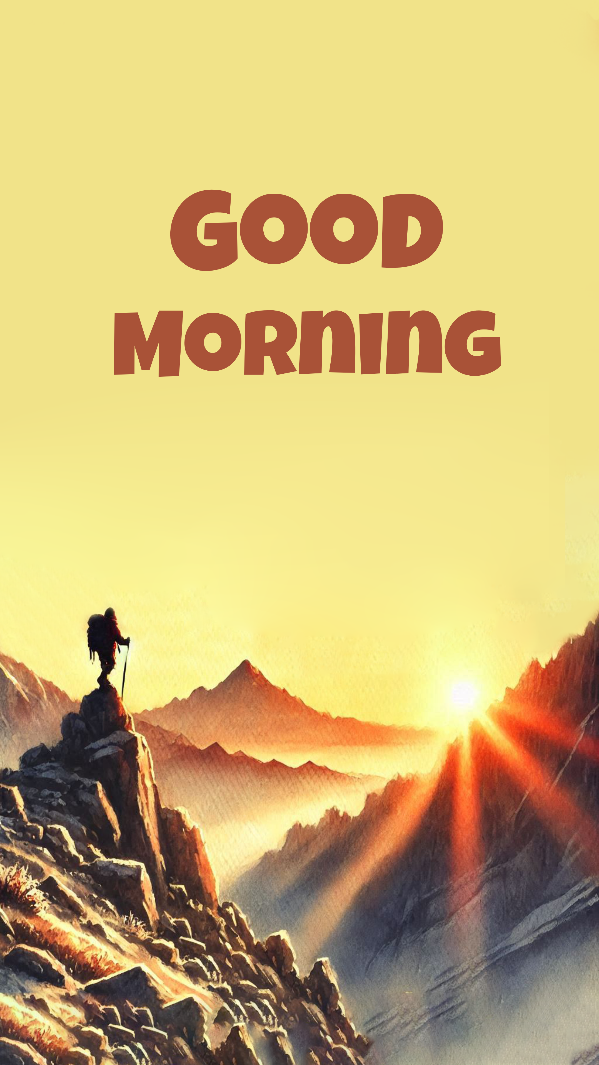 Free Good Morning Wallpaper Template