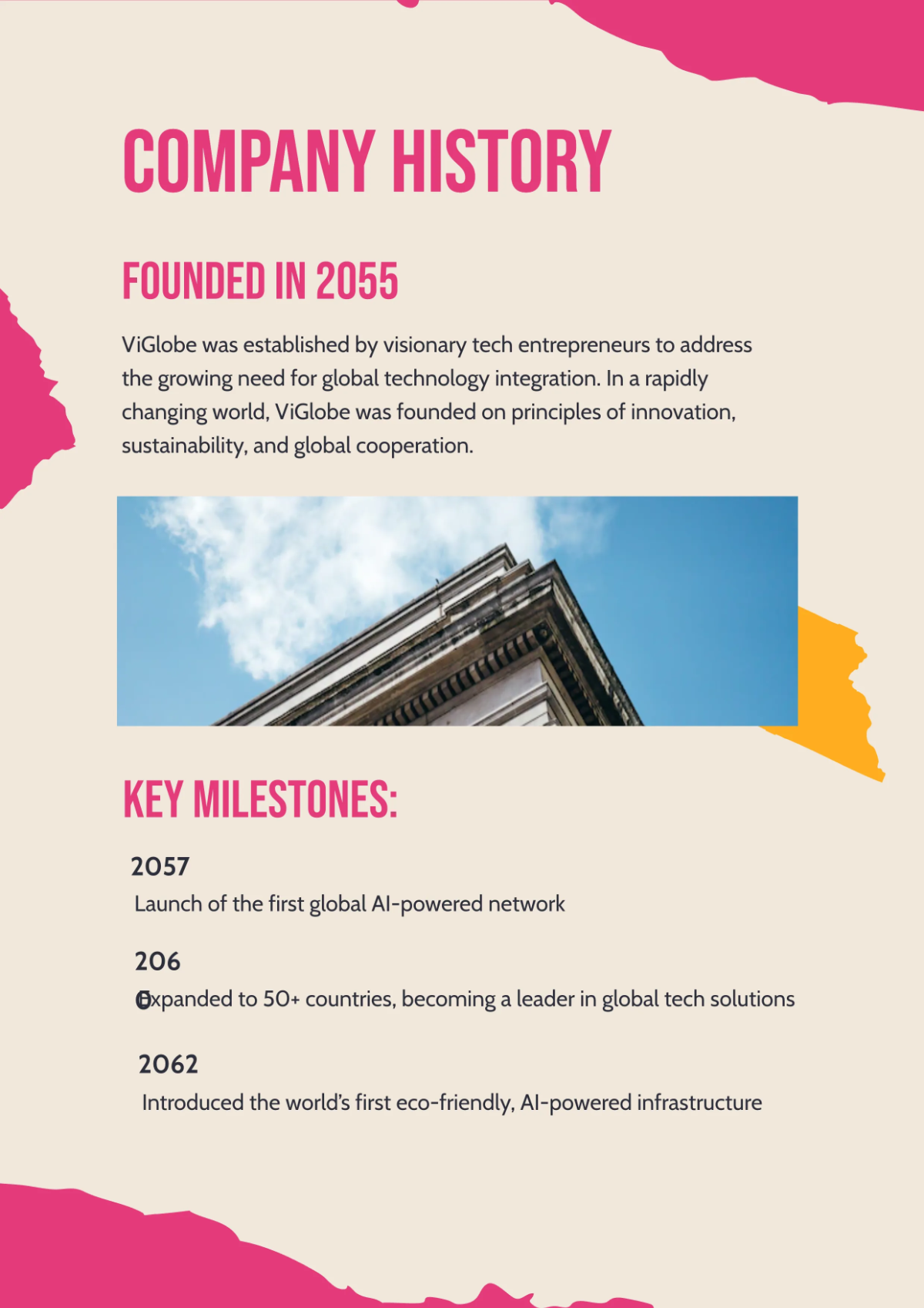 Free Creative Company Profile Template to Edit Online