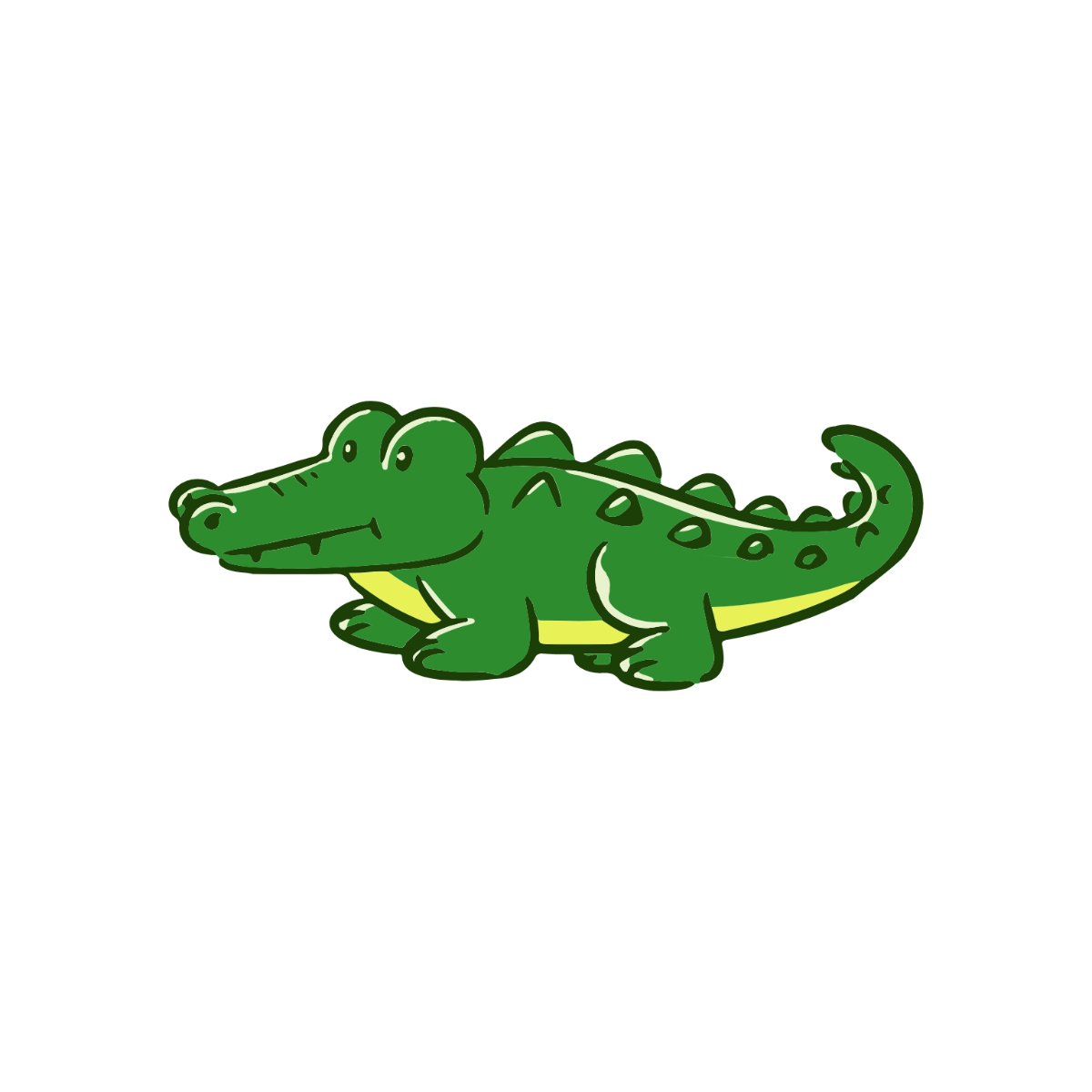 Free Hand-Drawn Alligator Clipart to Edit Online