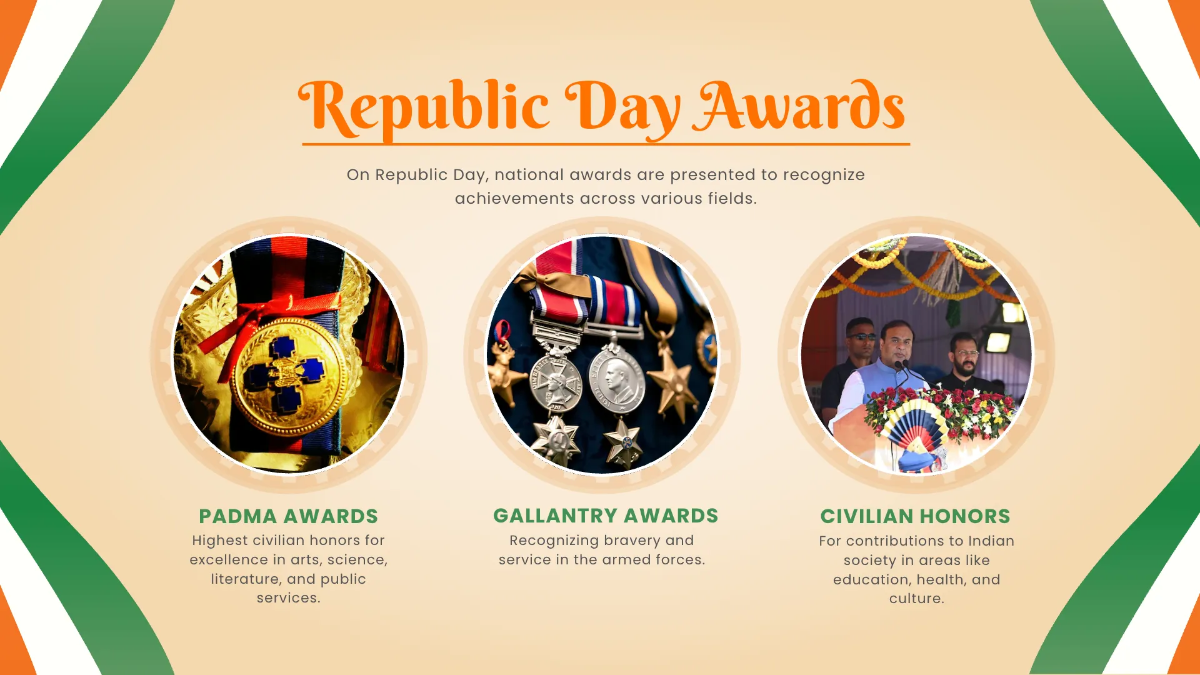 Free Indian Republic Day Presentation Template to Edit Online