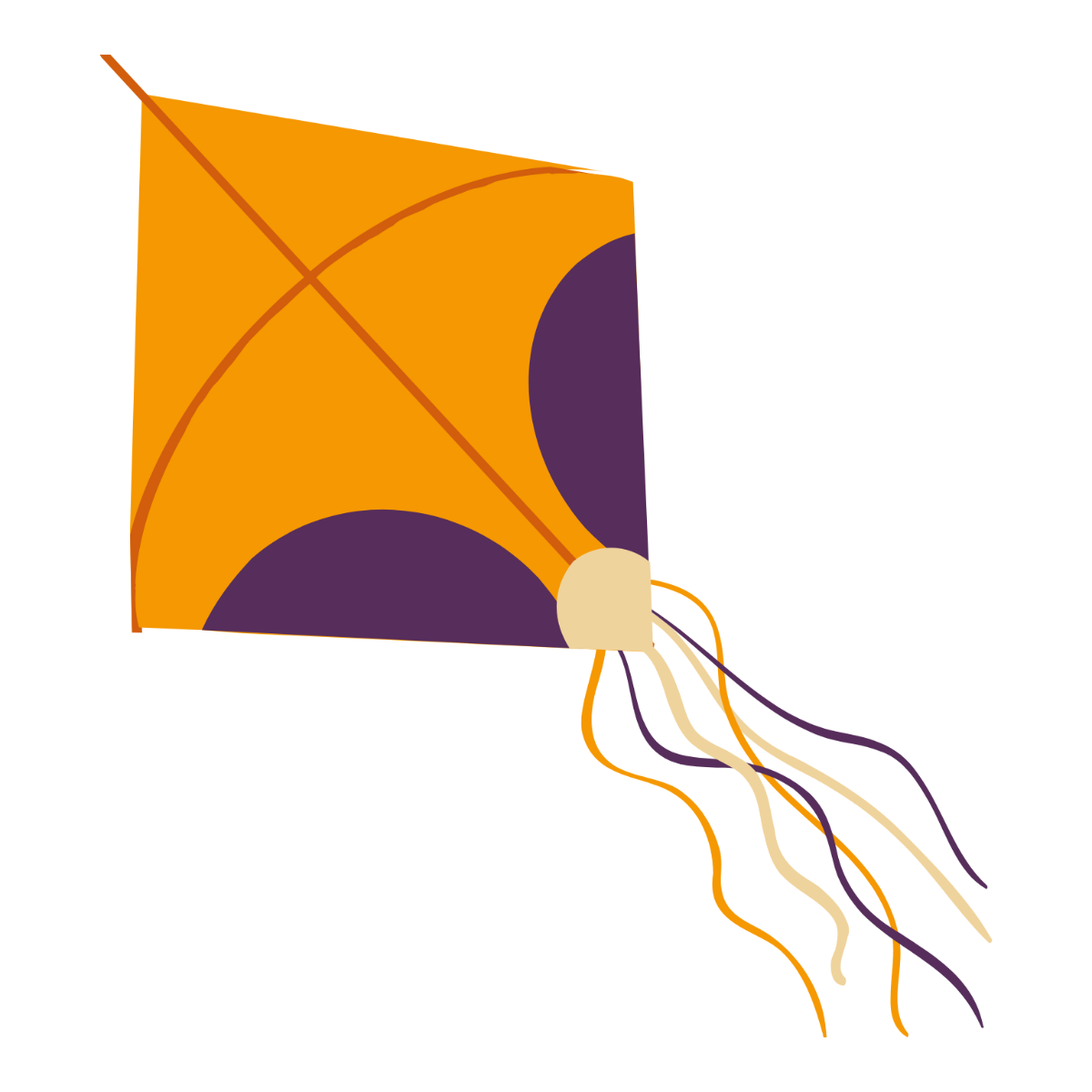 Free Simple Kite Clipart Template