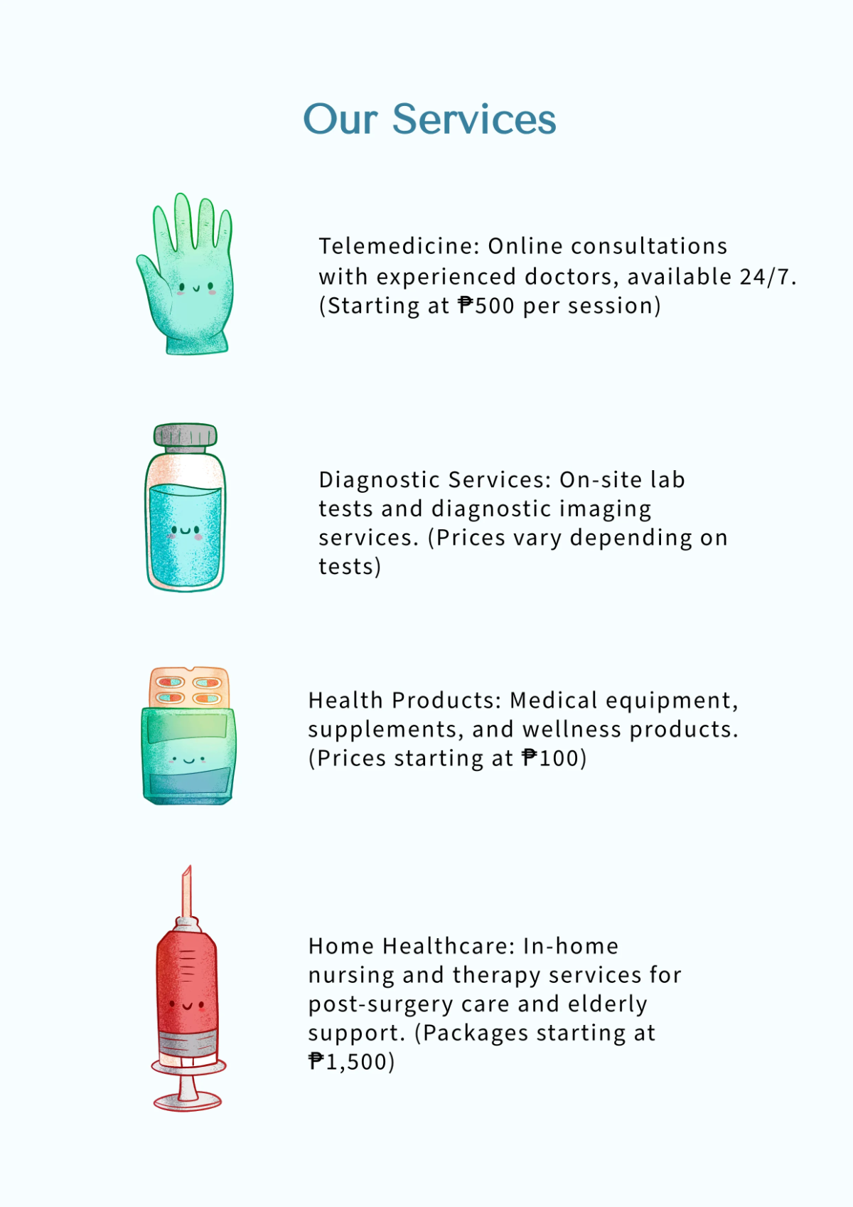 Free Healthcare Company Profile Template to Edit Online