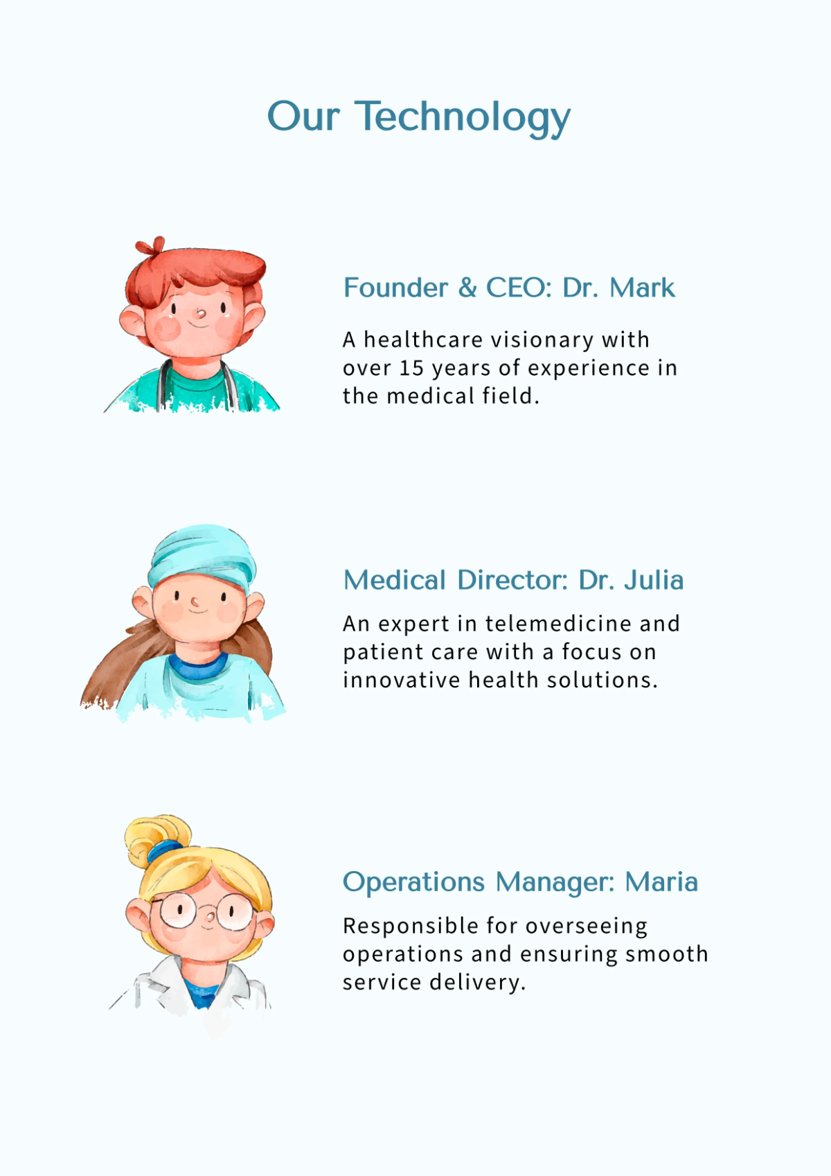 Free Healthcare Company Profile Template to Edit Online