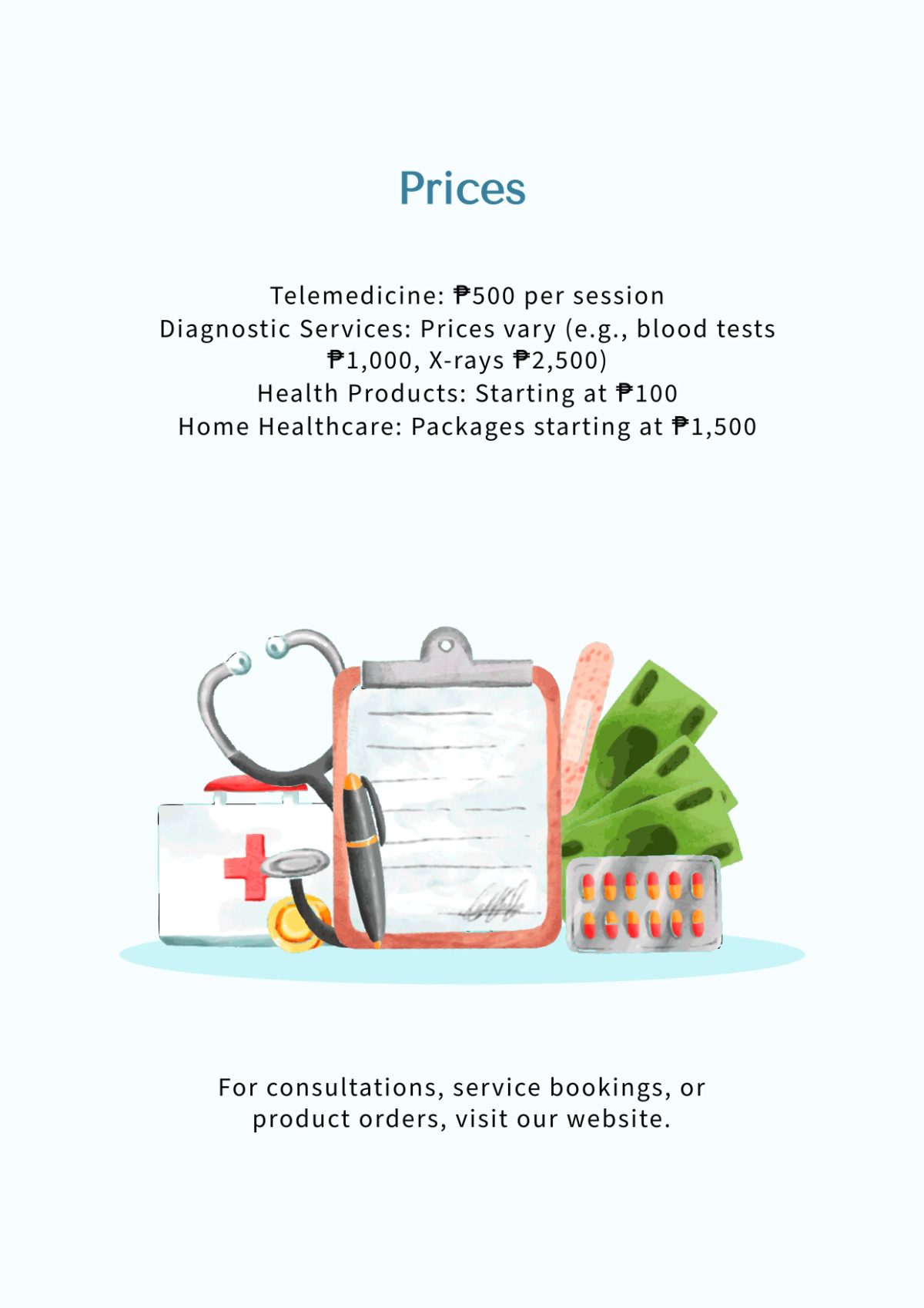 Free Healthcare Company Profile Template to Edit Online