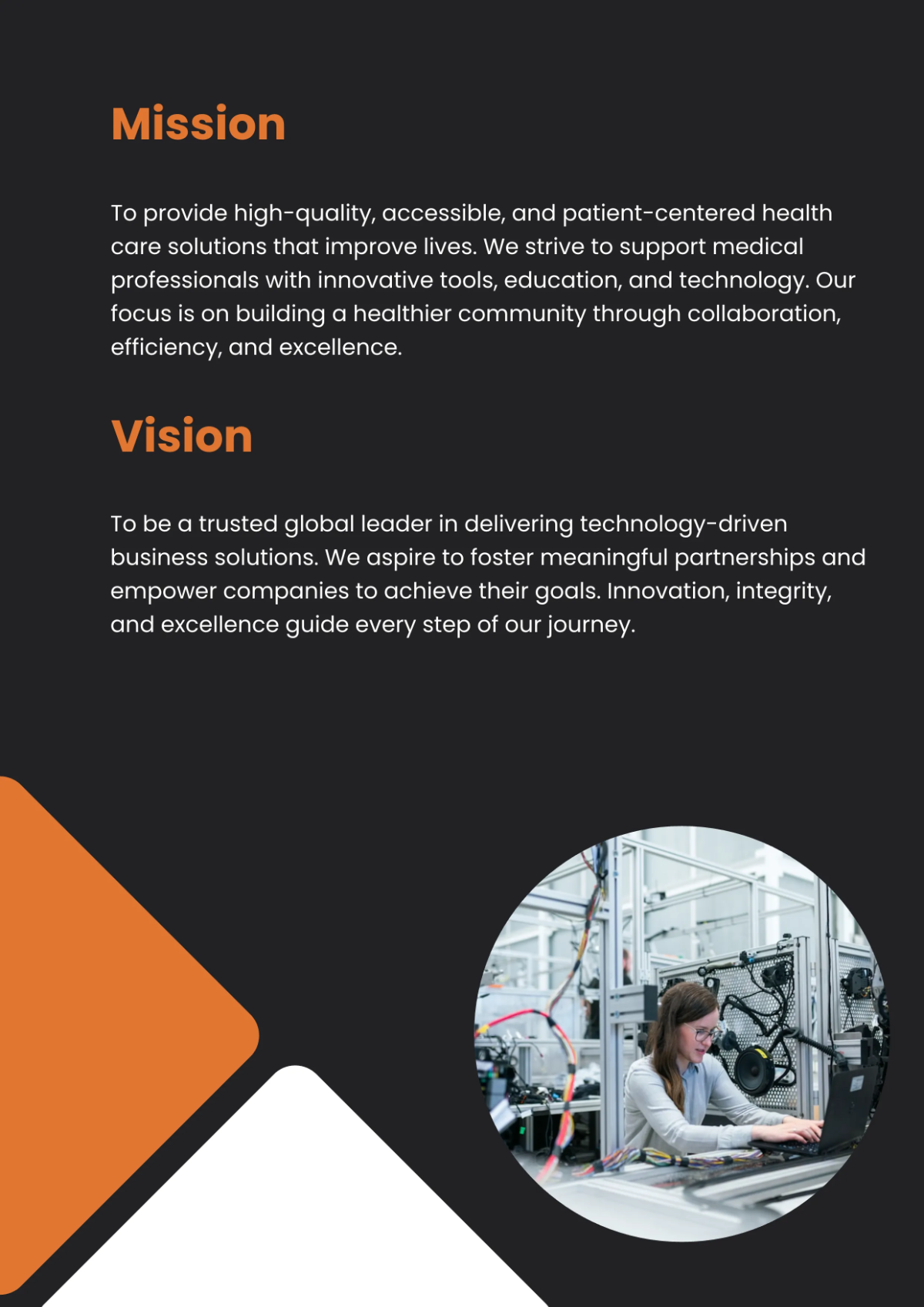 Free Manufacturing Industry Company Profile Template to Edit Online