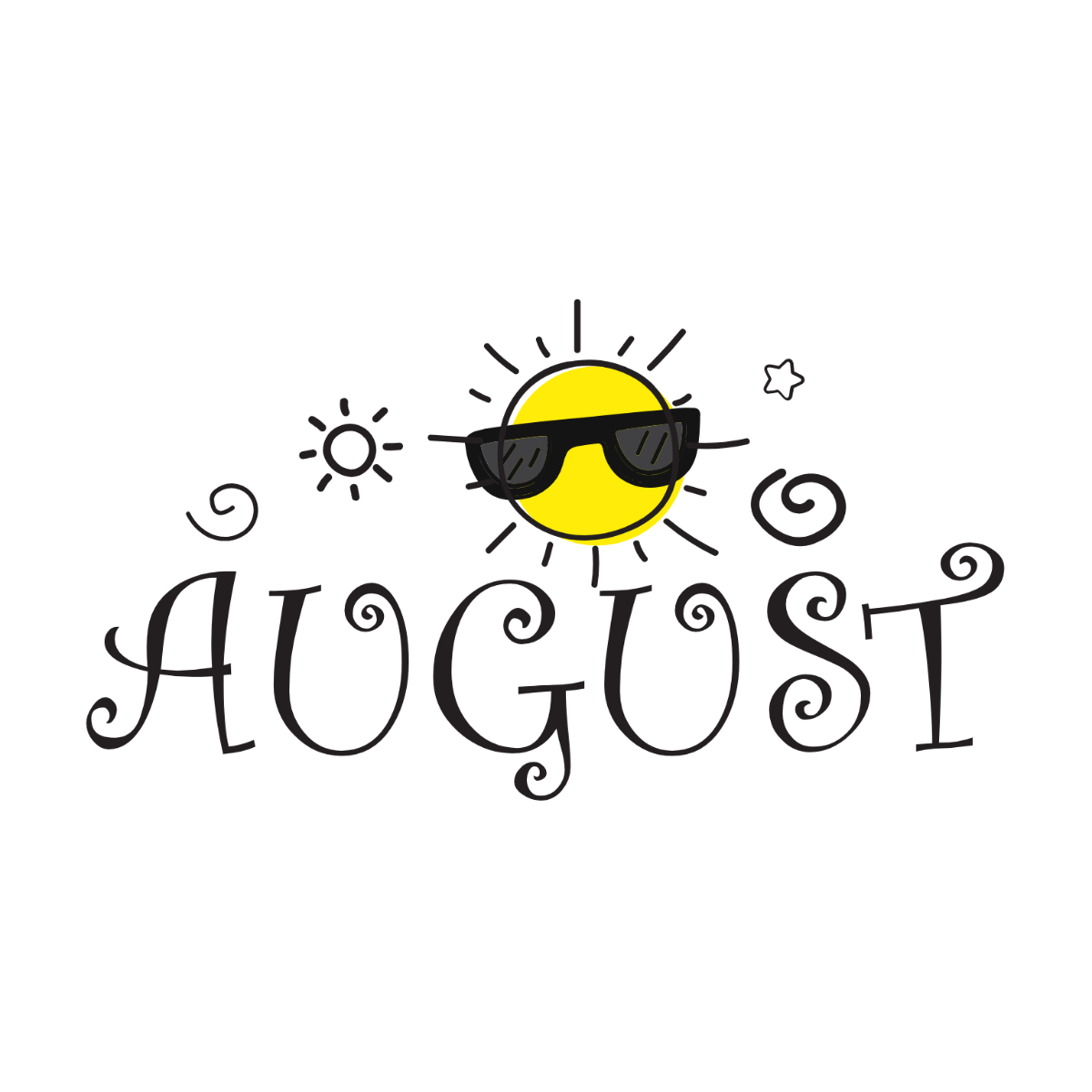 August Clipart Free