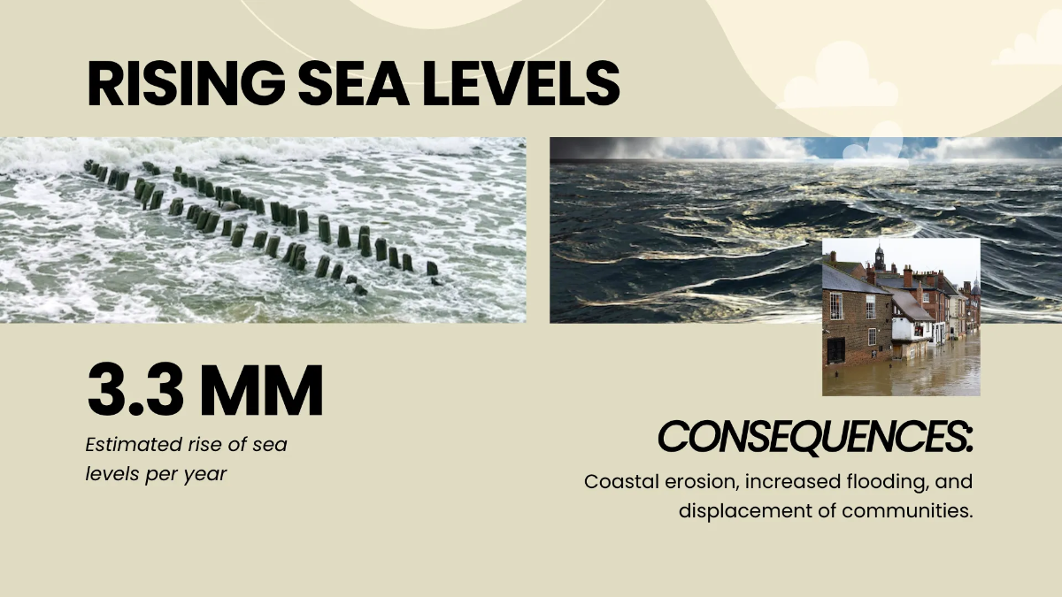 Free Global Warming Consequences Presentation Template to Edit Online