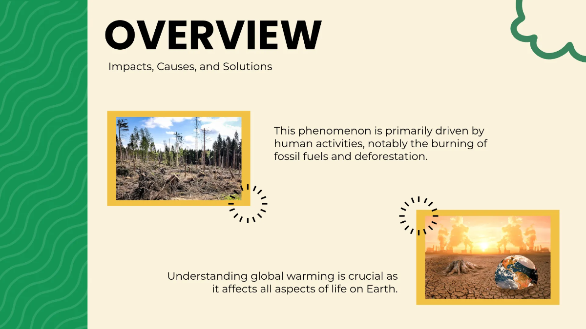 Free Global Warming Case Study Presentation Template to Edit Online