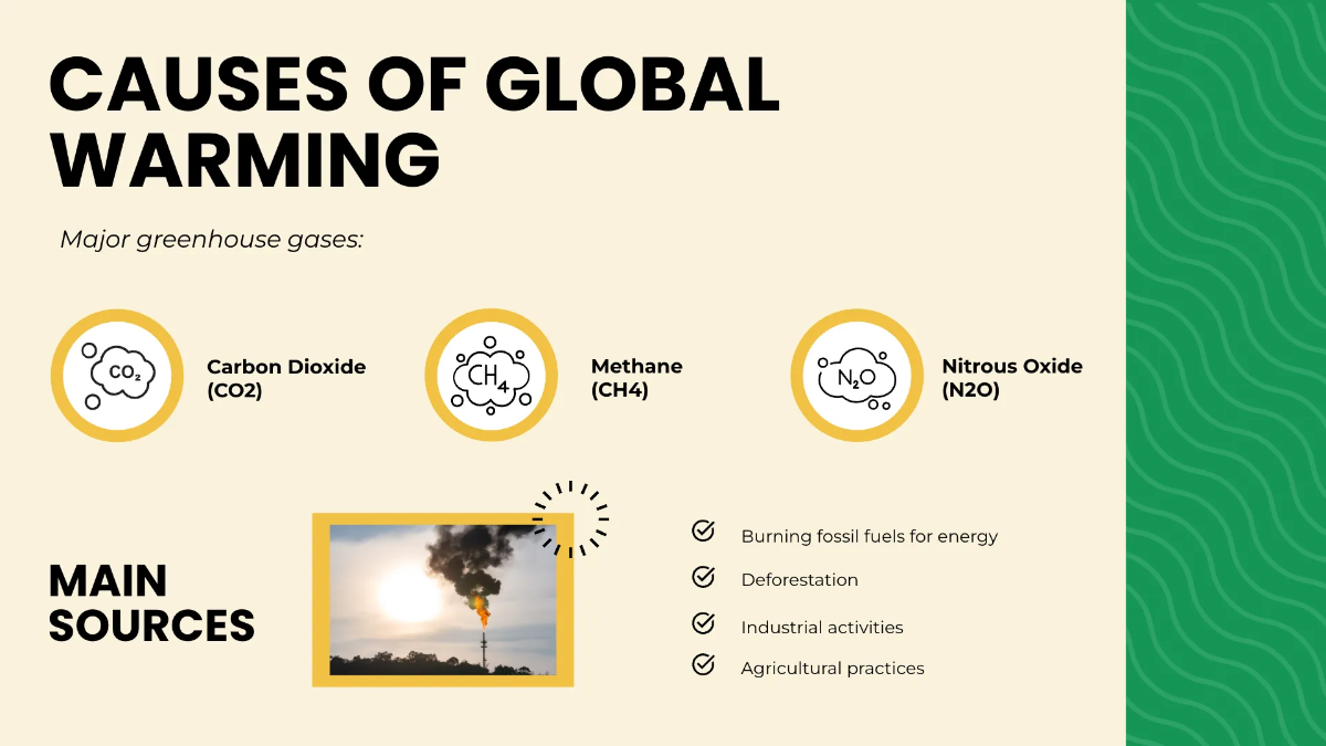 Free Global Warming Case Study Presentation Template to Edit Online