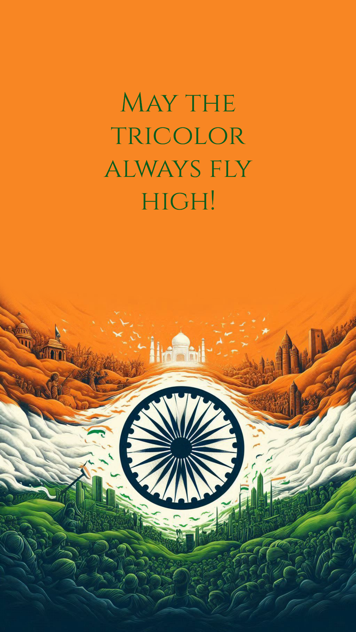 Free Indian Republic Day Wallpaper Template