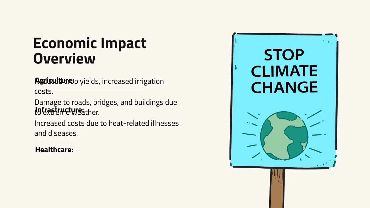 Free Global Warming for School Presentation Template to Edit Online