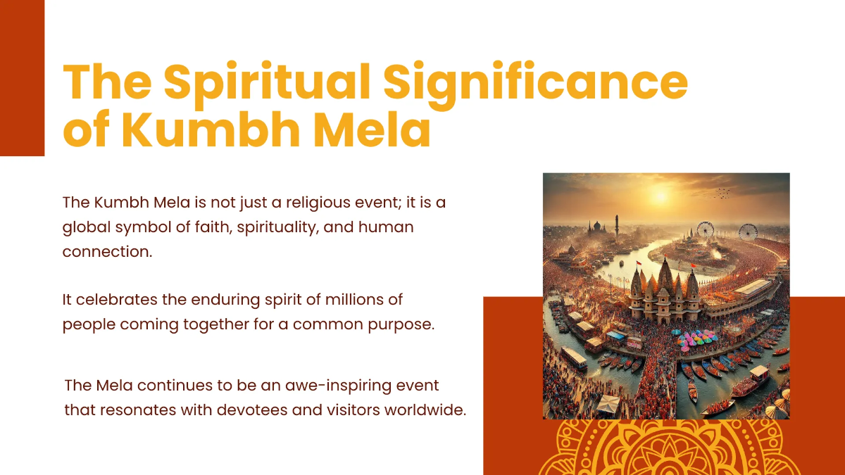 Free Kumbh Mela Presentation Template to Edit Online