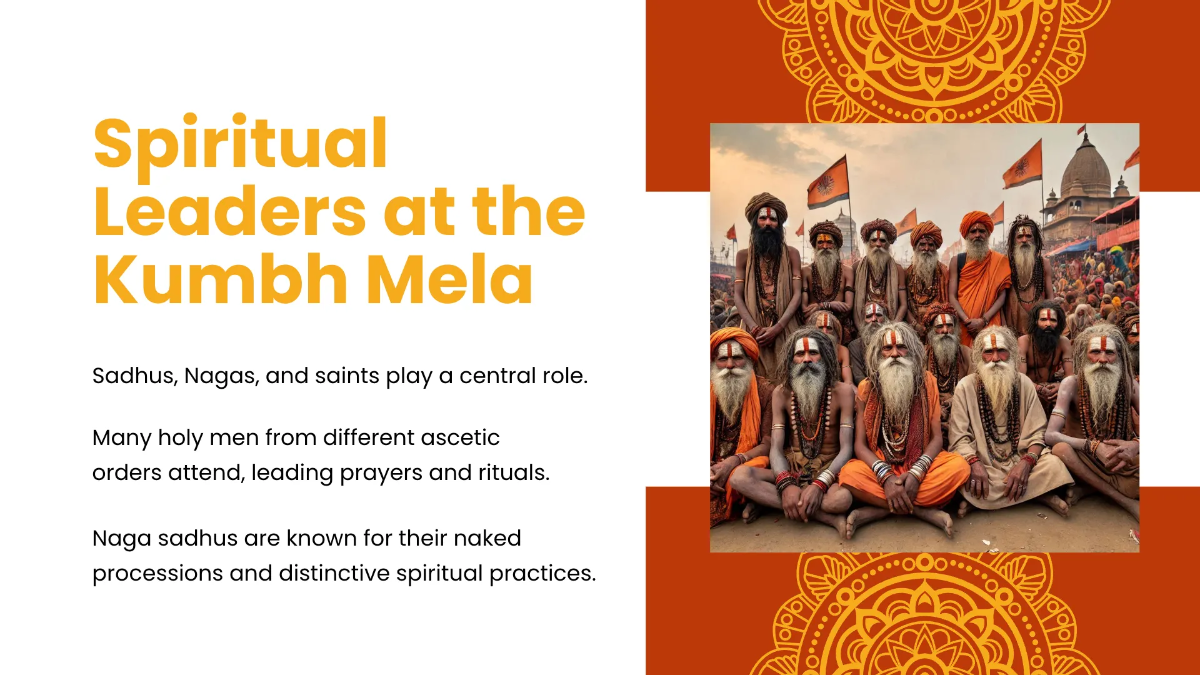 Free Kumbh Mela Presentation Template to Edit Online