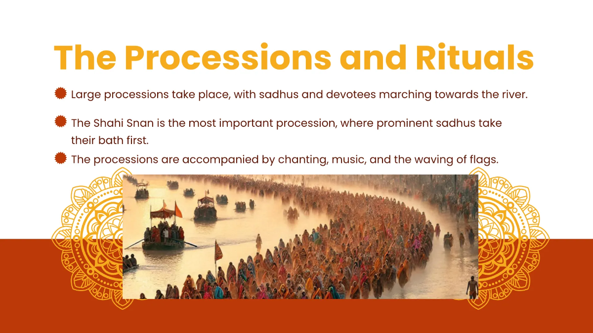 Free Kumbh Mela Presentation Template to Edit Online