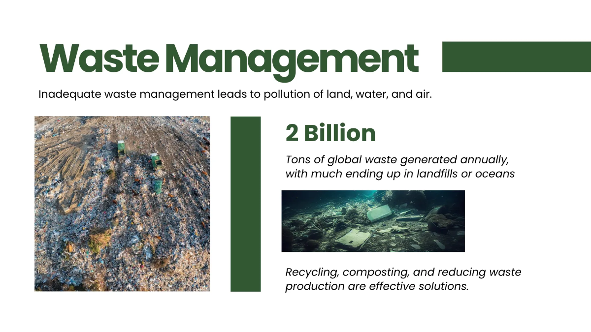 Free Human Impact On The Environment Presentation Template to Edit Online