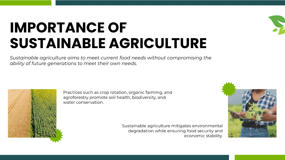 Free Agriculture And Environment Presentation Template to Edit Online