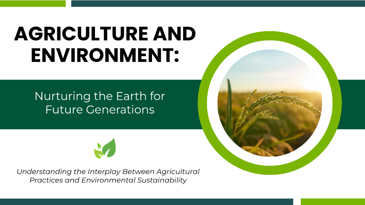 Free Agriculture And Environment Presentation Template