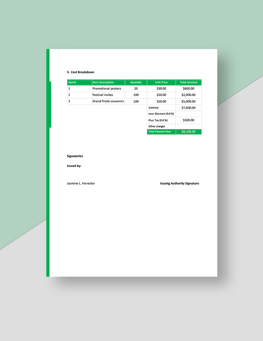 Freelance Invoice Form Template - Google Docs, Google Sheets ...